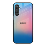 Blue & Pink Ombre Samsung Galaxy M36 5G Glass Back Cover Online