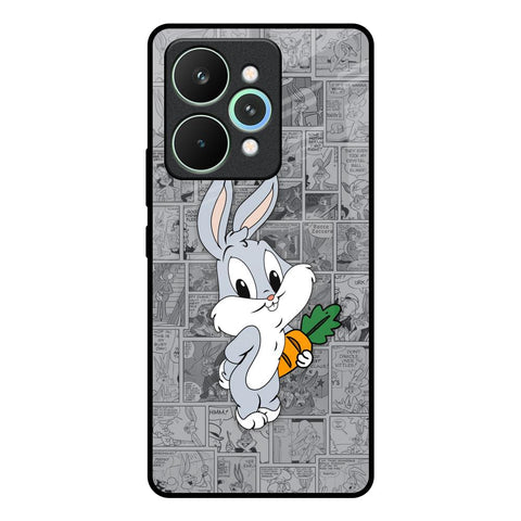 Cute Baby Bunny Realme 15 5G Glass Back Cover Online