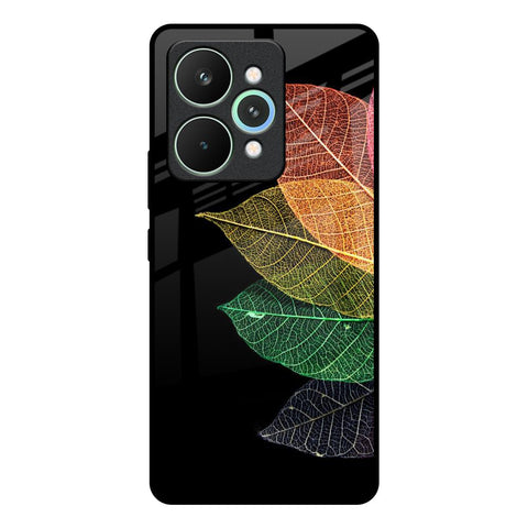 Colorful Leaves Realme 15 5G Glass Back Cover Online