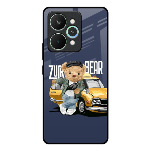 Adventurous Bear Realme 15 5G Glass Back Cover Online