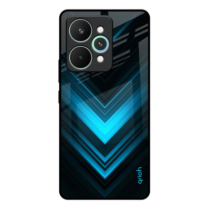 Vertical Blue Arrow Realme 15 5G Glass Back Cover Online
