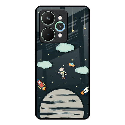 Astronaut Dream Realme 15 5G Glass Back Cover Online