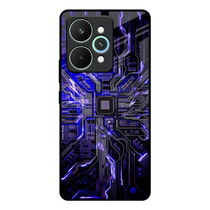 Techno Color Pattern Realme 15 5G Glass Back Cover Online