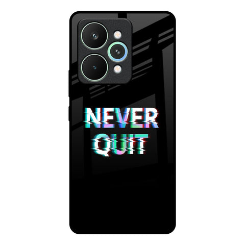 Never Quit Realme 15 5G Glass Back Cover Online