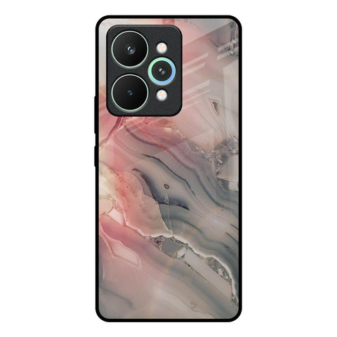 Pink And Grey Marble Realme 15 5G Glass Back Cover Online