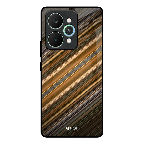Diagonal Slash Pattern Realme 15 5G Glass Back Cover Online
