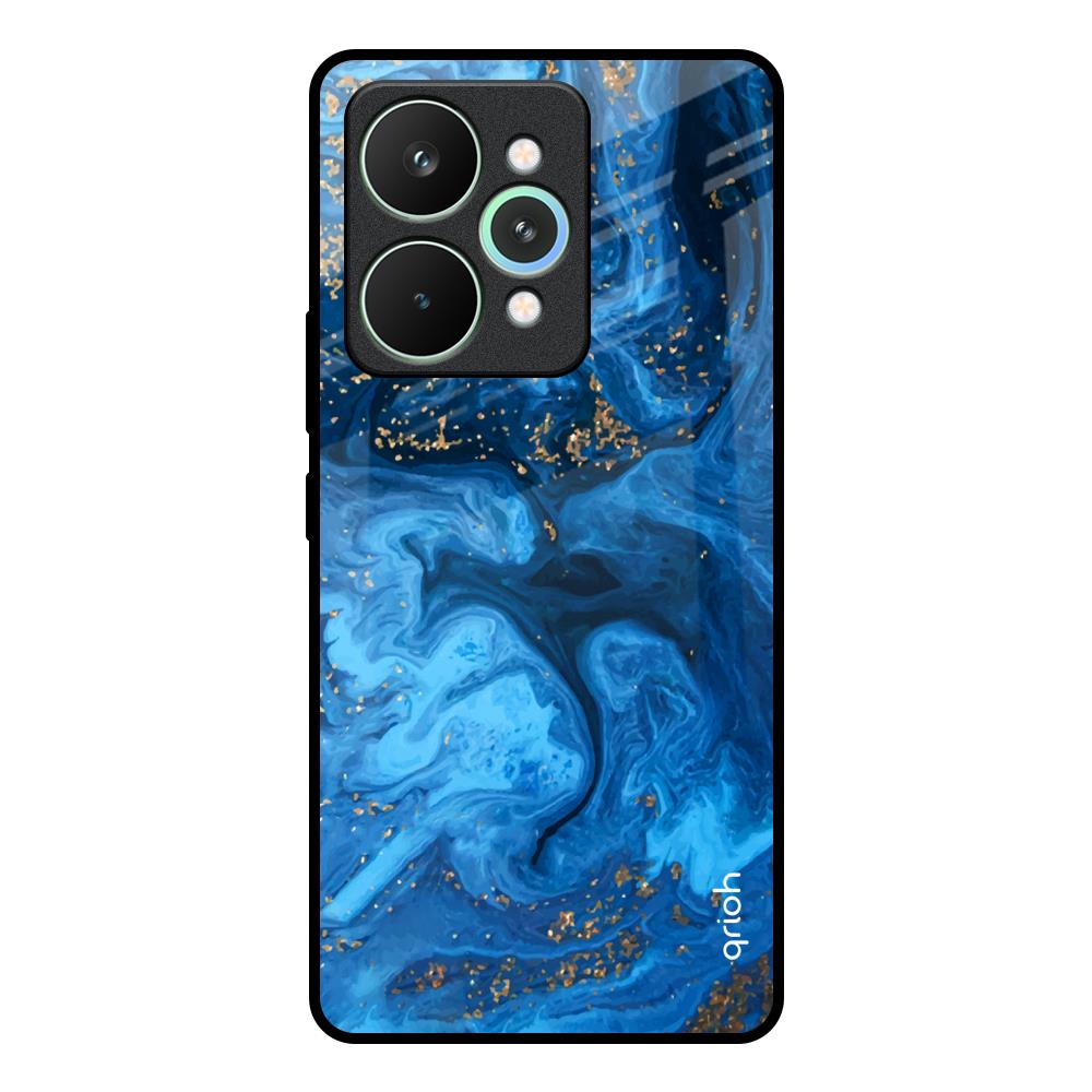 Gold Sprinkle Realme 15 5G Glass Back Cover Online