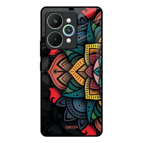 Retro Gorgeous Flower Realme 15 5G Glass Back Cover Online