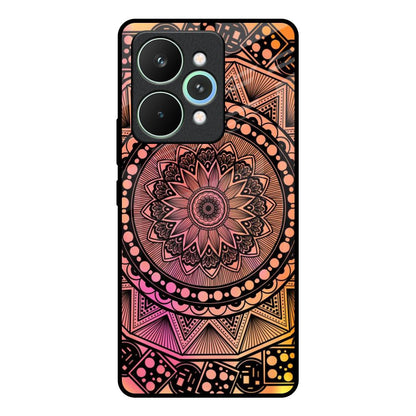 Floral Mandala Realme 15 5G Glass Back Cover Online
