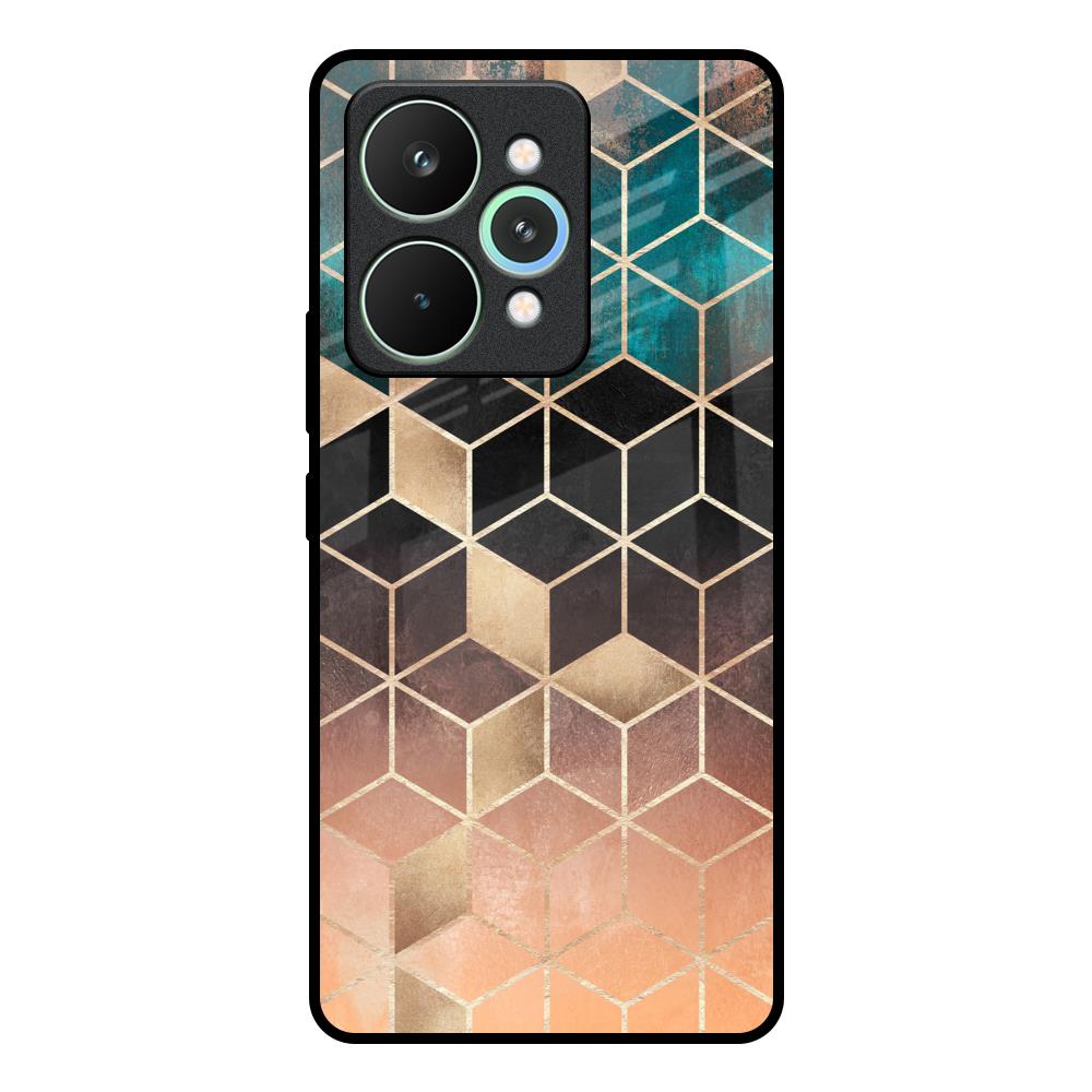 Bronze Texture Realme 15 5G Glass Back Cover Online