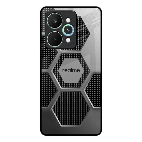 Hexagon Style Realme 15 5G Glass Back Cover Online