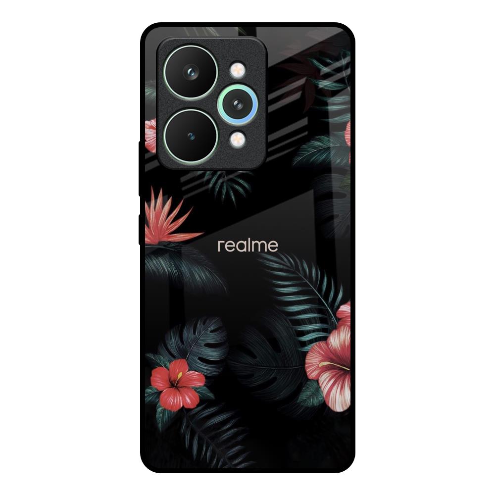 Tropical Art Flower Realme 15 5G Glass Back Cover Online