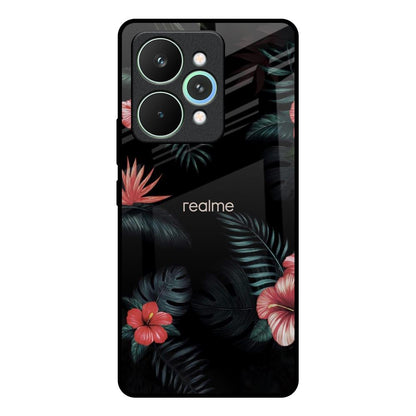 Tropical Art Flower Realme 15 5G Glass Back Cover Online