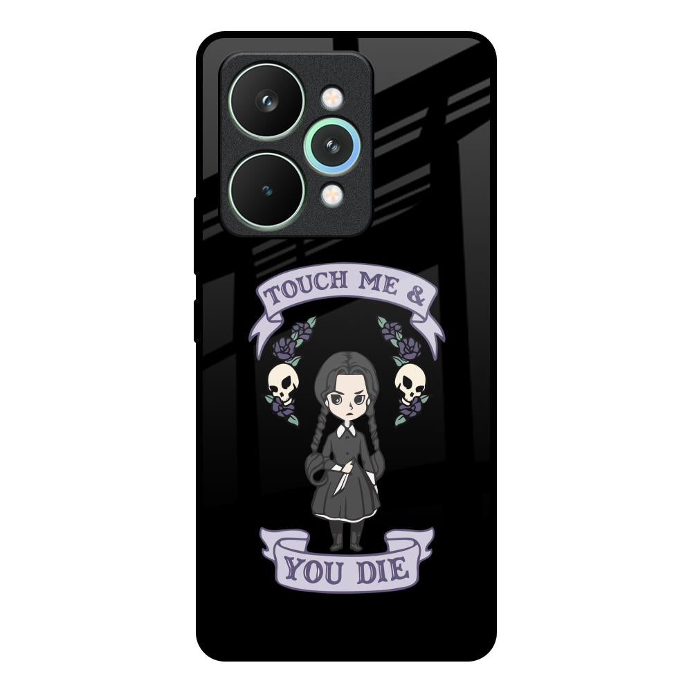 Touch Me & You Die Realme 15 Pro 5G Glass Back Cover Online