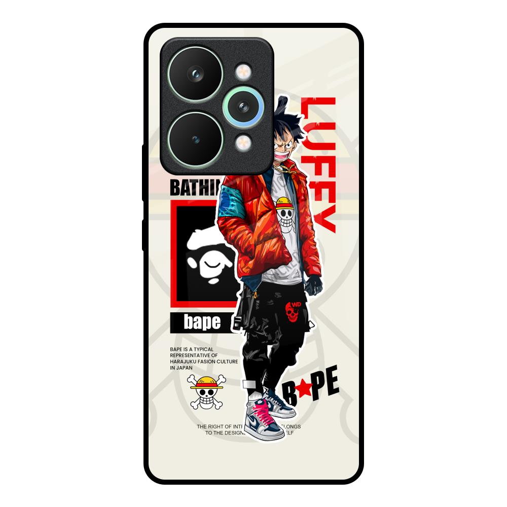 Bape Luffy Realme 15 Pro 5G Glass Back Cover Online