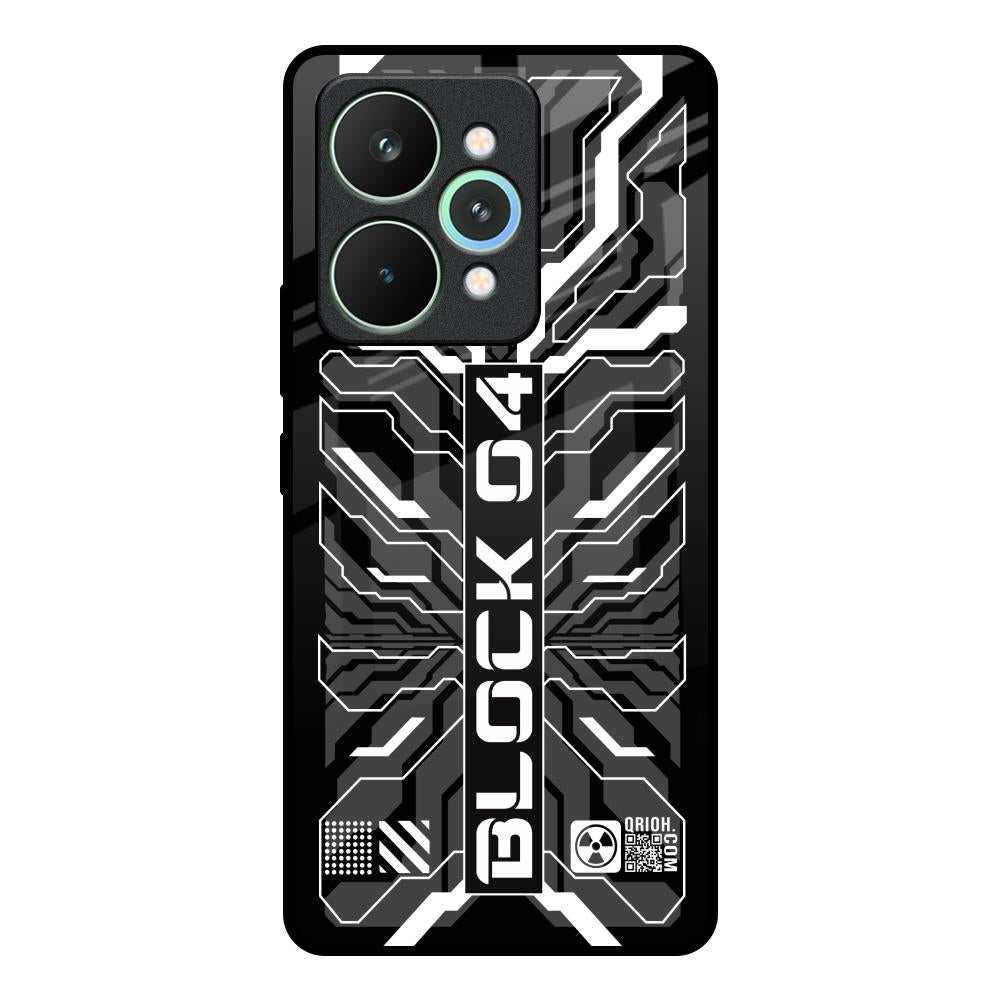 Monochrome Magic Realme 15 Pro 5G Glass Back Cover Online