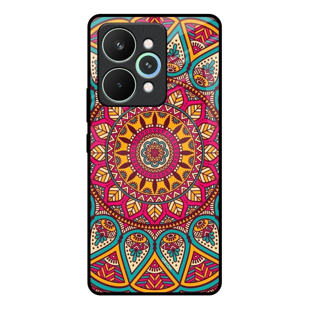 Elegant Mandala Realme 15 Pro 5G Glass Back Cover Online