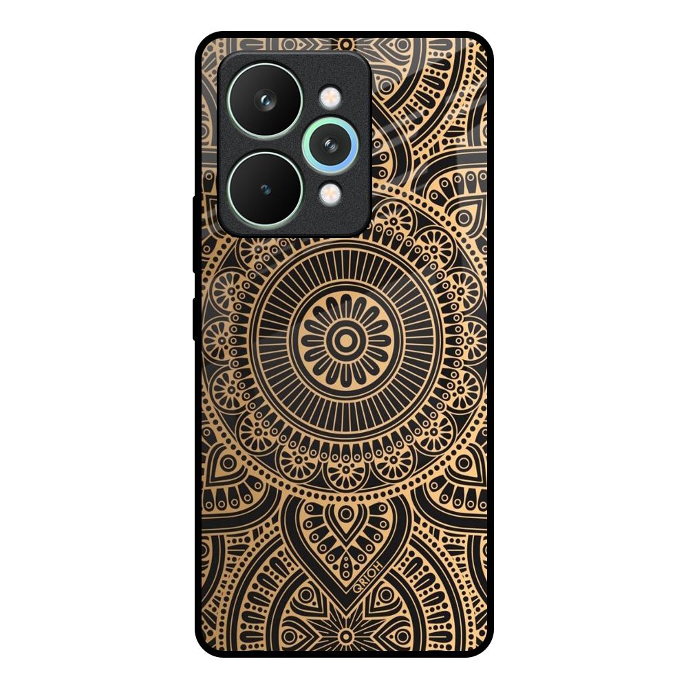 Luxury Mandala Realme 15 Pro 5G Glass Back Cover Online
