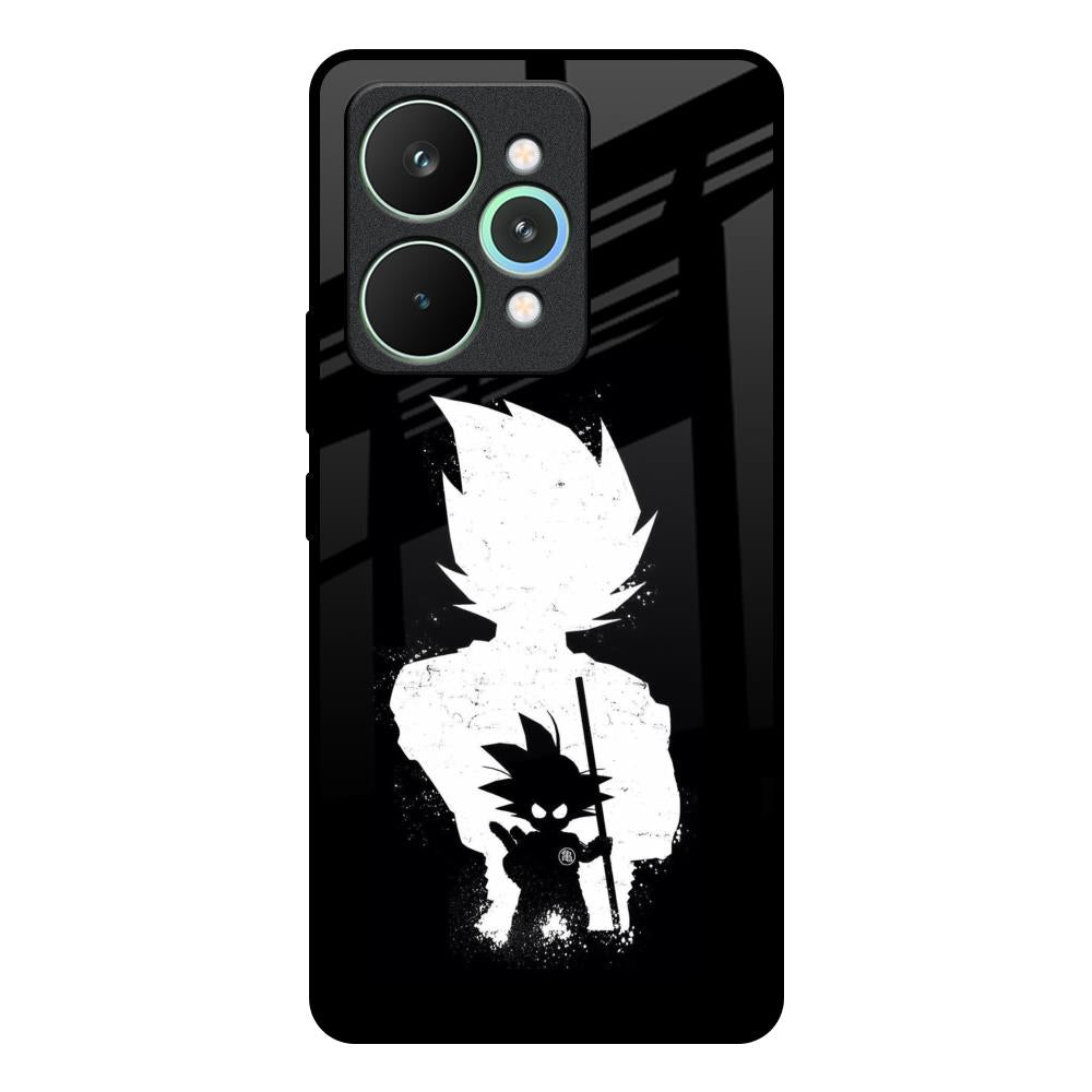 Monochrome Goku Realme 15 Pro 5G Glass Back Cover Online