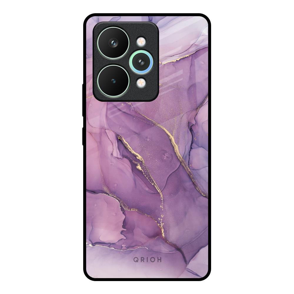 Purple Gold Marble Realme 15 Pro 5G Glass Back Cover Online