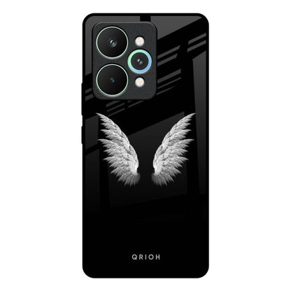 White Angel Wings Realme 15 Pro 5G Glass Back Cover Online
