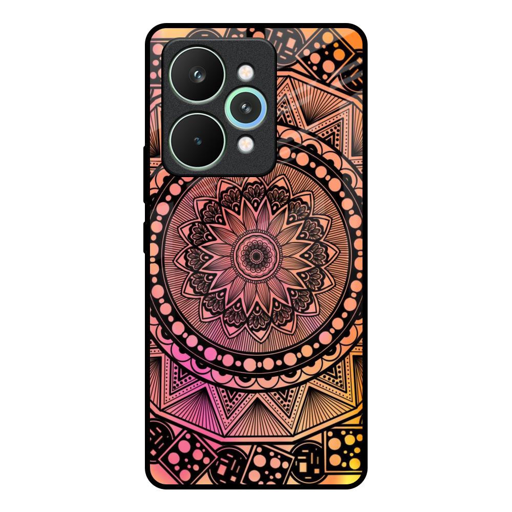 Floral Mandala Realme 15 Pro 5G Glass Back Cover Online