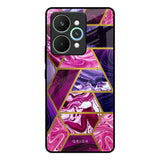 Electroplated Geometric Marble Realme 15 Pro 5G Glass Back Cover Online
