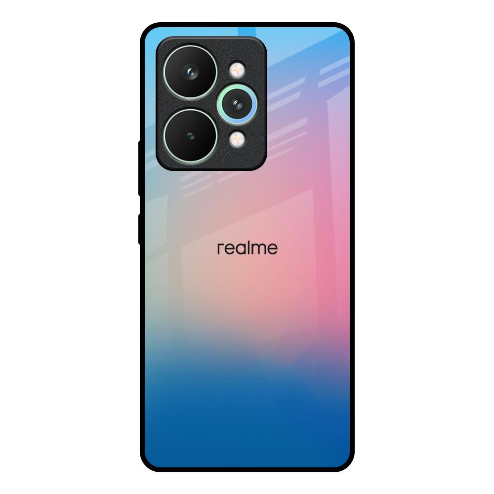 Blue & Pink Ombre Realme 15 Pro 5G Glass Back Cover Online