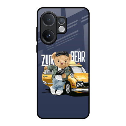 Adventurous Bear Vivo V60 5G Glass Back Cover Online