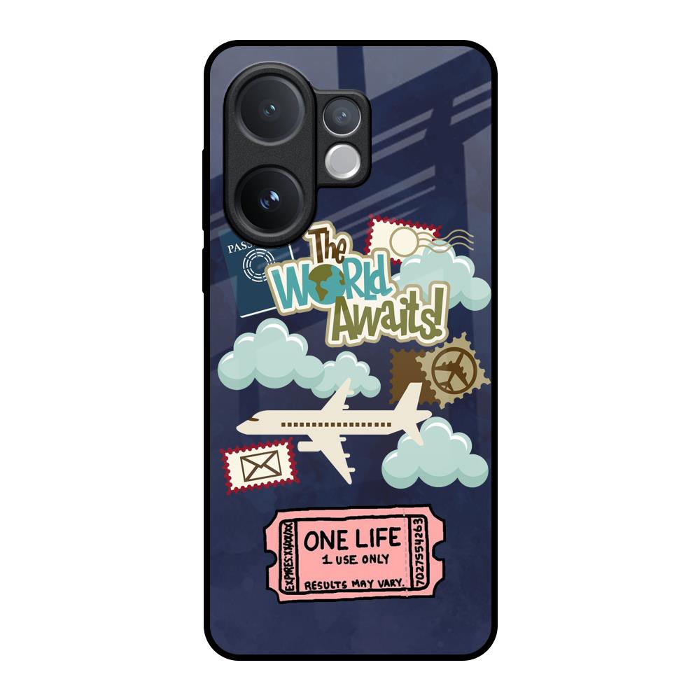 Tour The World Vivo V60 5G Glass Back Cover Online