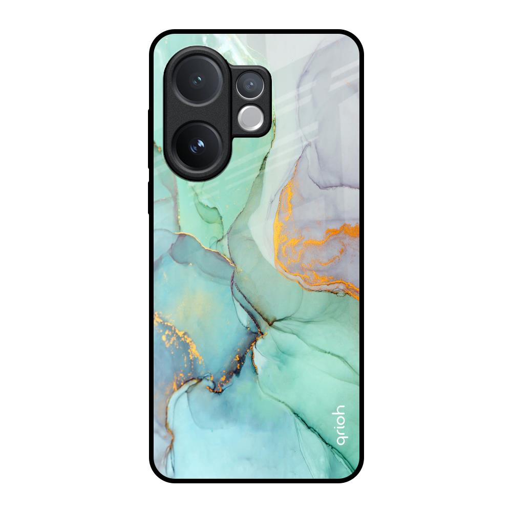 Green Marble Vivo V60 5G Glass Back Cover Online
