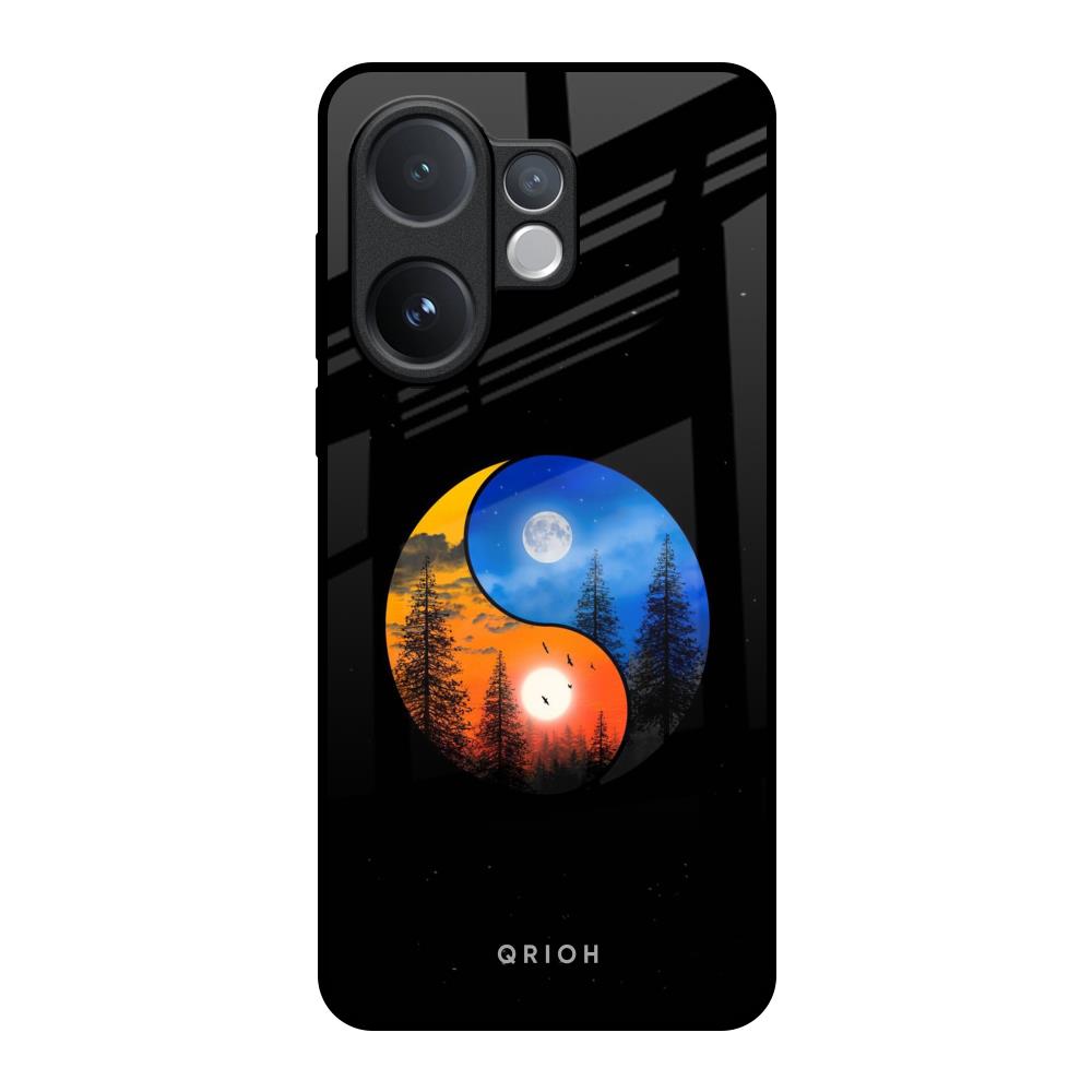 Yin Yang Balance Vivo V60 5G Glass Back Cover Online