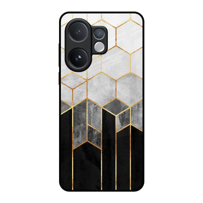 Tricolor Pattern Vivo V60 5G Glass Back Cover Online