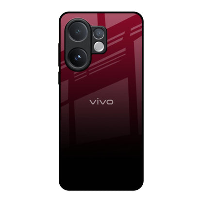 Wine Red Vivo V60 5G Glass Back Cover Online