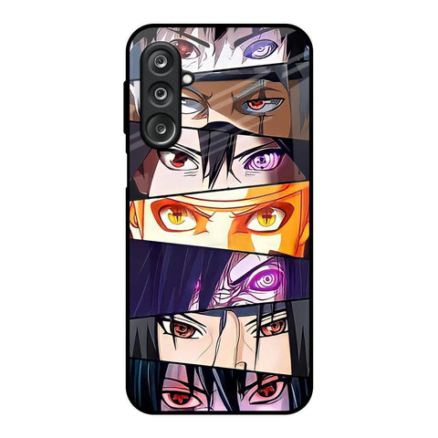 Anime Eyes Samsung Galaxy F36 5G Glass Back Cover Online