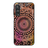 Floral Mandala Samsung Galaxy F36 5G Glass Back Cover Online