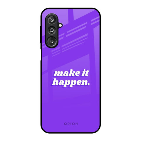 Make it Happen Samsung Galaxy F36 5G Glass Back Cover Online
