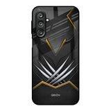Black Warrior Samsung Galaxy F36 5G Glass Back Cover Online