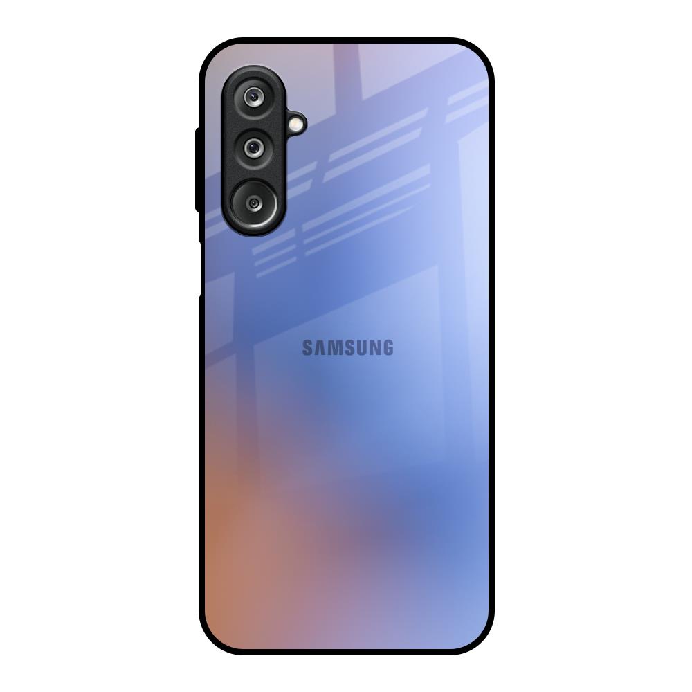 Blue Aura Samsung Galaxy F36 5G Glass Back Cover Online