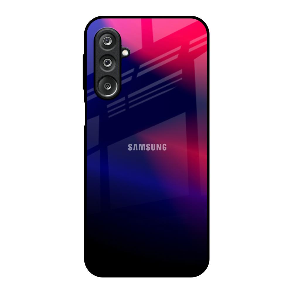 Blue Ombre Samsung Galaxy F36 5G Glass Back Cover Online