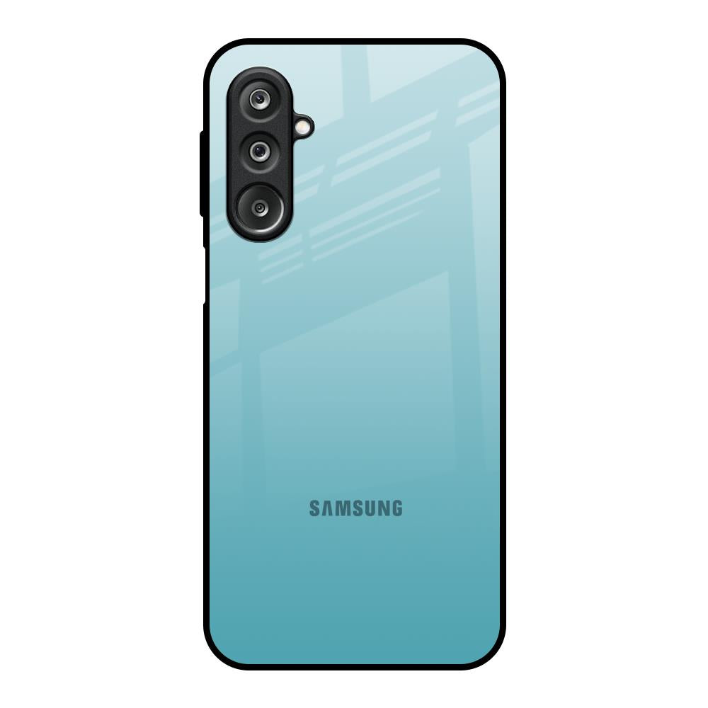Arctic Blue Samsung Galaxy F36 5G Glass Back Cover Online