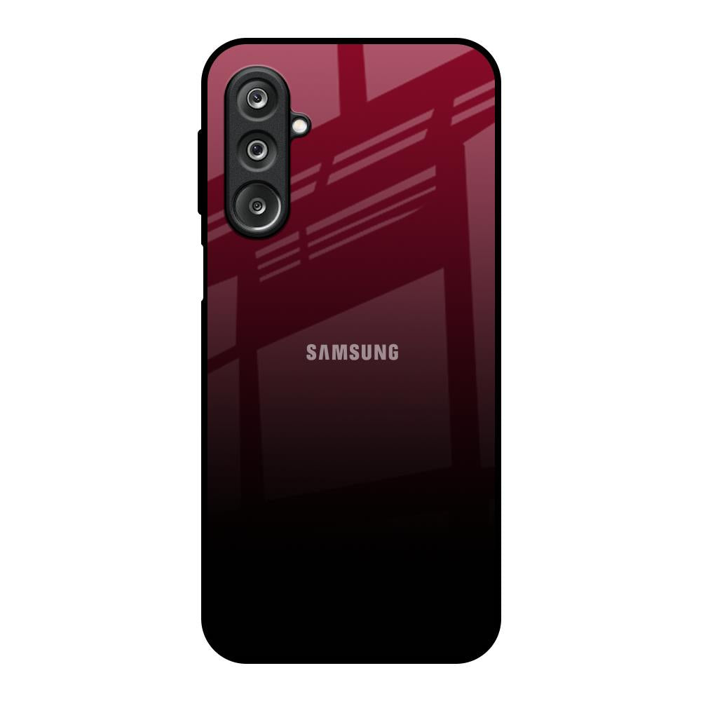 Wine Red Samsung Galaxy F36 5G Glass Back Cover Online
