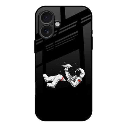 Space Traveller iPhone 17 Glass Back Cover Online