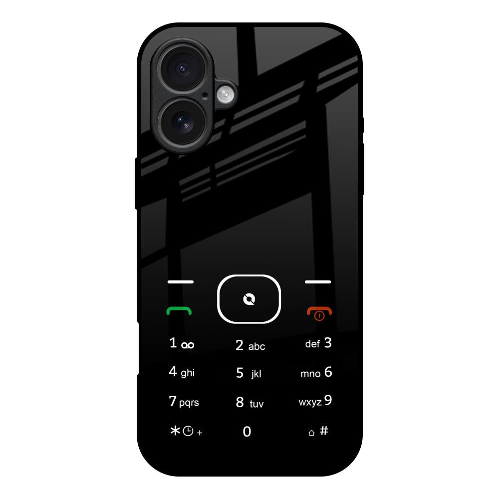 Classic Keypad Pattern iPhone 17 Glass Back Cover Online