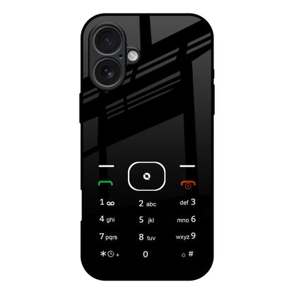 Classic Keypad Pattern iPhone 17 Glass Back Cover Online