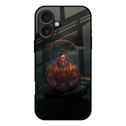 Lord Hanuman Animated iPhone 17 Glass Back Cover Online