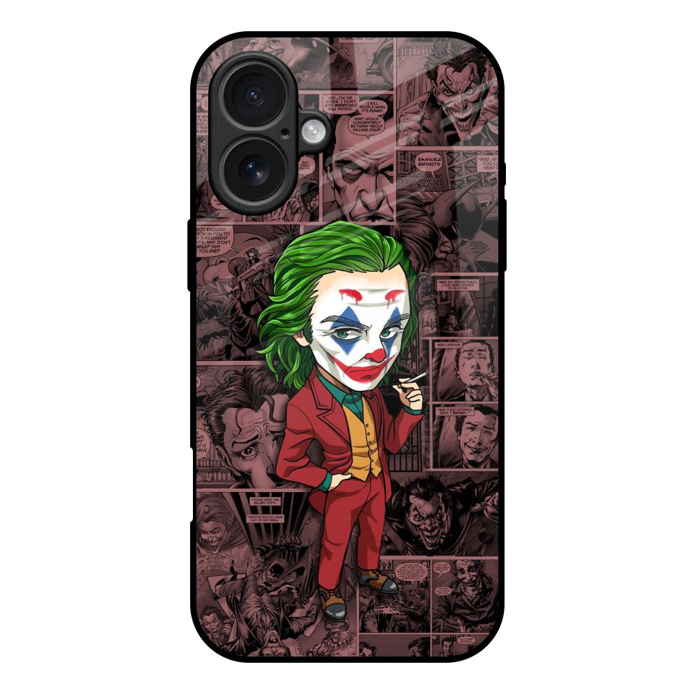 Joker Cartoon iPhone 17 Glass Back Cover Online