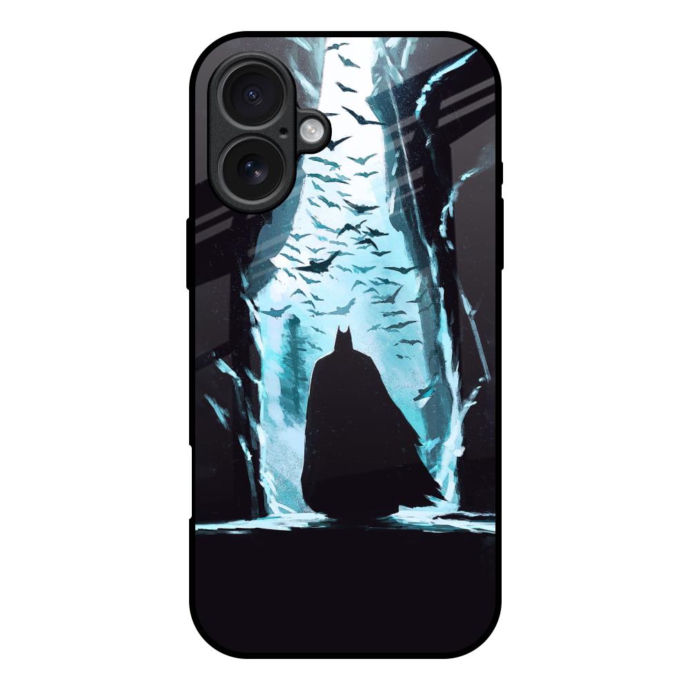 Dark Man In Cave iPhone 17 Glass Back Cover Online