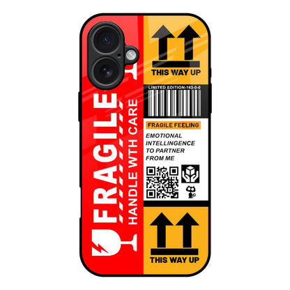 Handle With Care iPhone 17 Glass Back Cover Online