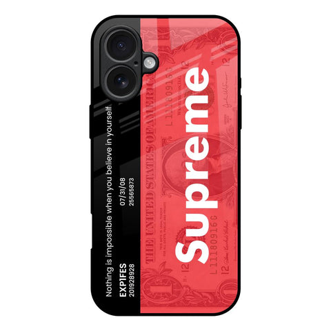 Supreme Ticket iPhone 17 Glass Back Cover Online